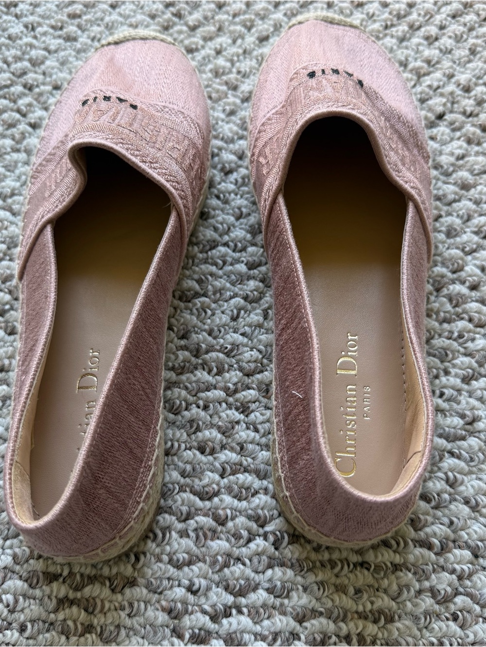 Christian Dior Rose Granville Espadrilles - Picture 4 of 8
